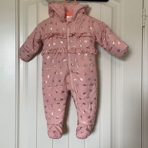 Baby girl snow suit